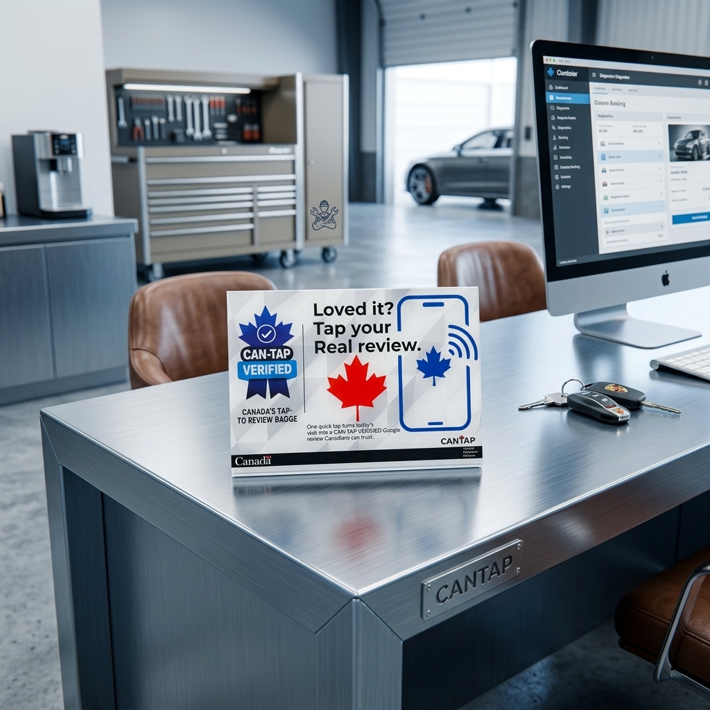 CAN-TAP Verified stand in an automotive shop